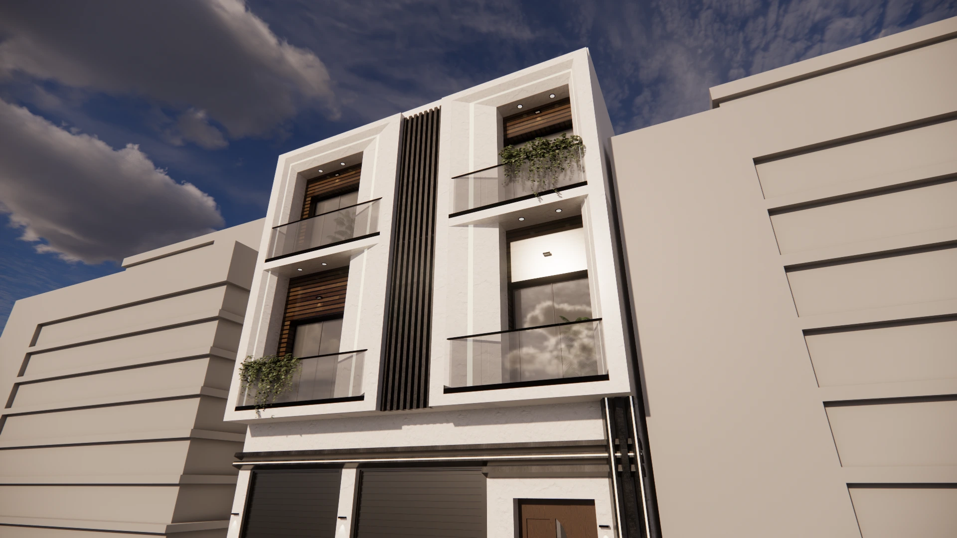 Villa en R+2 avec 2 garages