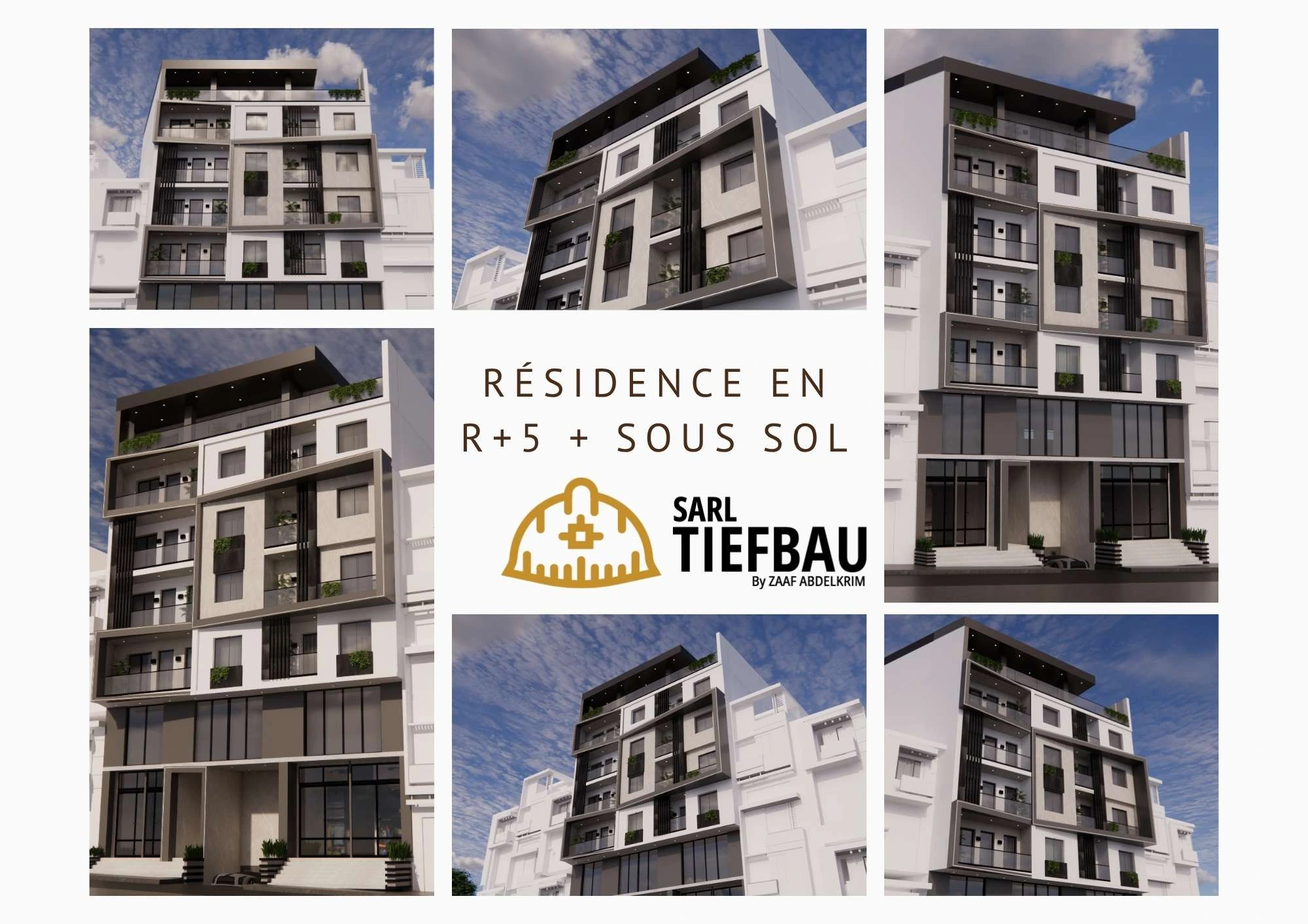 CONSTRUCTION D’UNE RÉSIDENCE EN R+5 AVEC SOUS-SOL