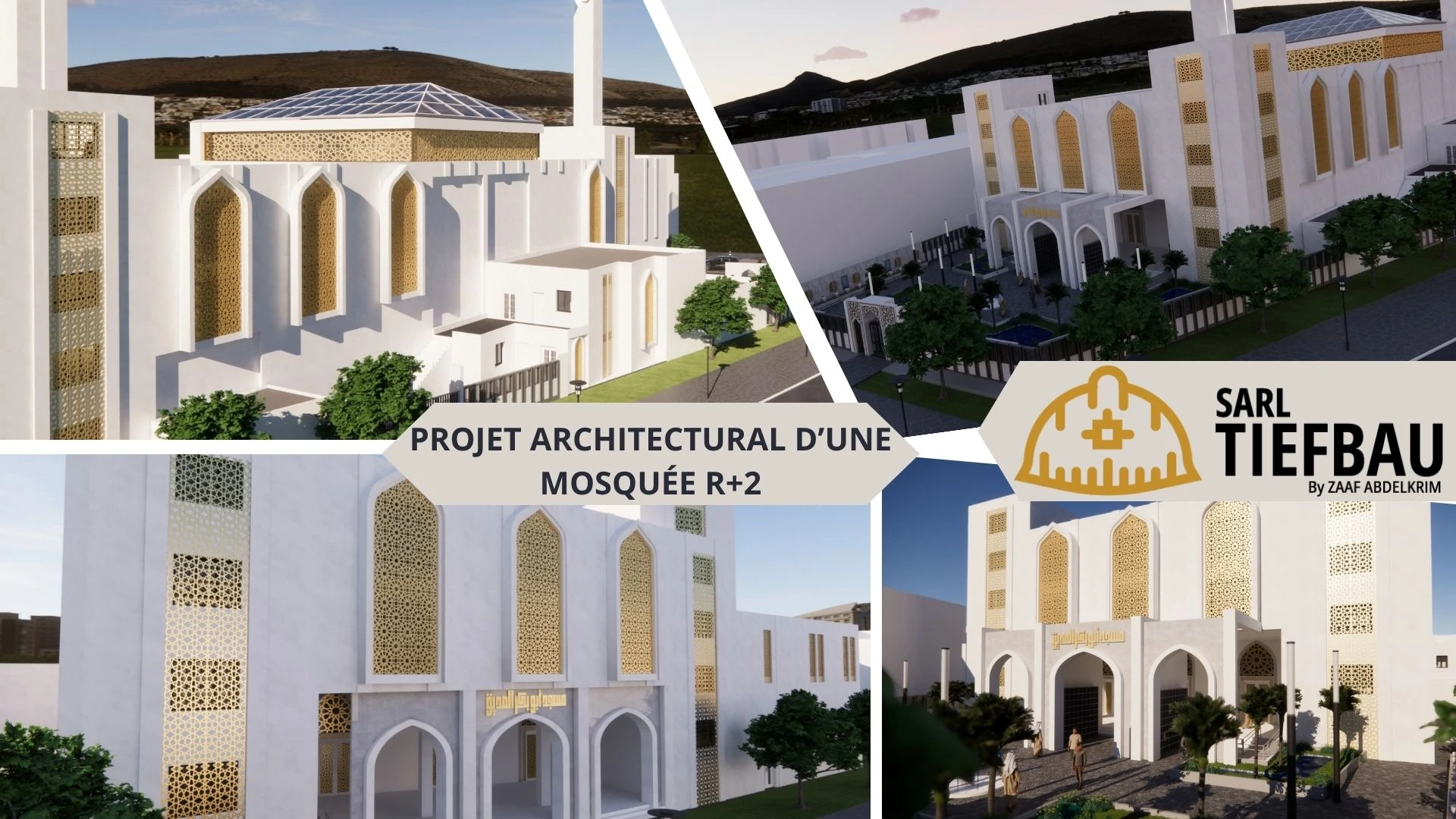 ÉTUDE ET SUIVI D’UNE MOSQUÉE MODERNE EN R+2