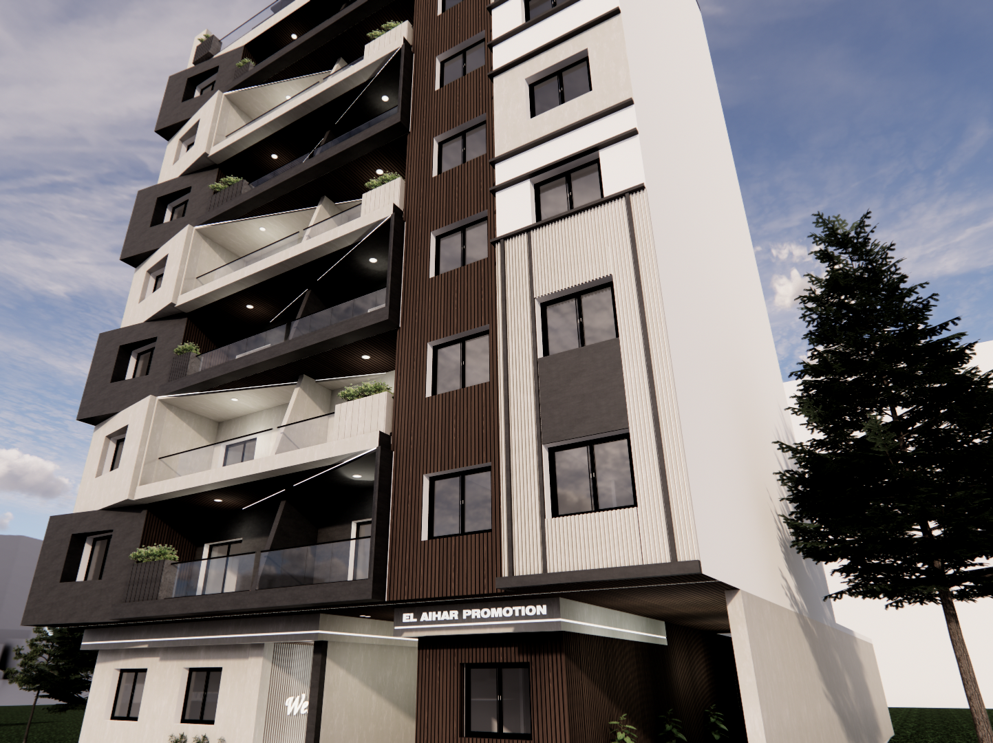 CONSTRUCTION D'UNE HABITATION EN R+7+ATTIQUE EN DUPLEX+ENTRE-SOL+SOUS-SOL (43 logements)